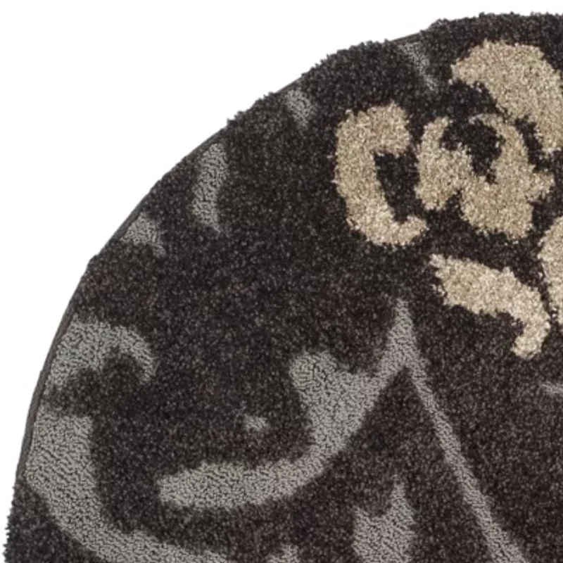 Safavieh Shag Collection Eric Geometric Round Area Rug