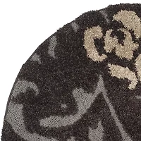 Safavieh Shag Collection Eric Geometric Round Area Rug