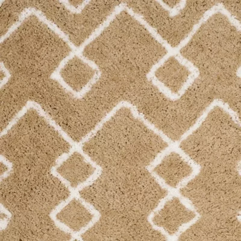 Safavieh Toronto Shag Collection Mabelle Geometric Area Rug
