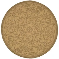 Safavieh Courtyard Collection Eleanor Oriental Indoor/Outdoor Round Area Rug