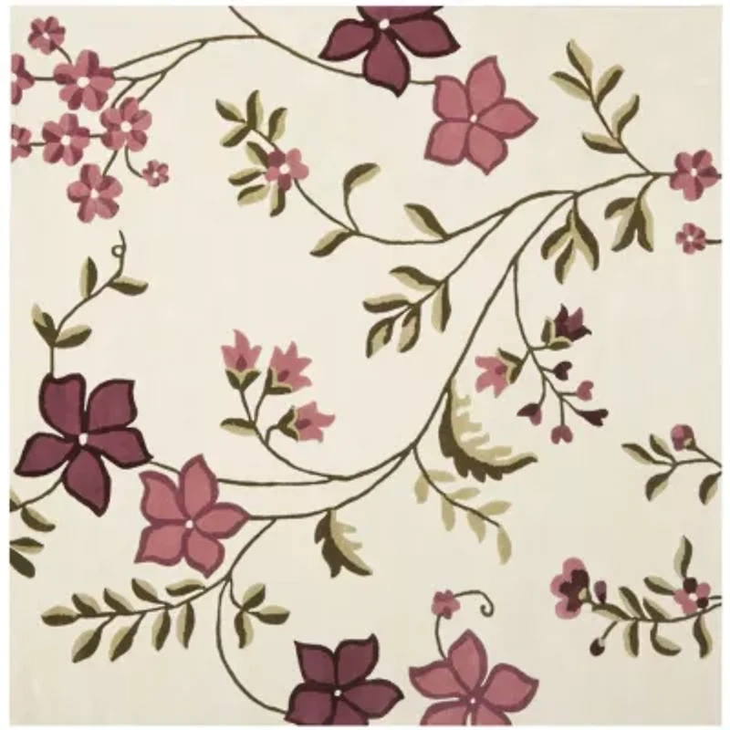 Safavieh Capri Collection Evaline Floral Square Area Rug