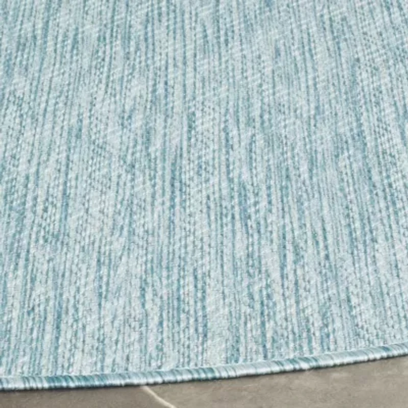 Safavieh Courtyard Collection Monroe Stripe Indoor/Outdoor Runner Rug