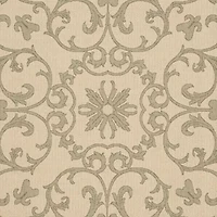 Safavieh Courtyard Collection Miah Floral Indoor/Outdoor Area Rug
