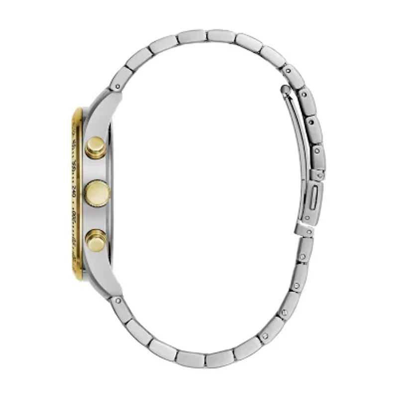 Caravelle Designed By Bulova Mens Two Tone Stainless Steel Bracelet Watch 45b152