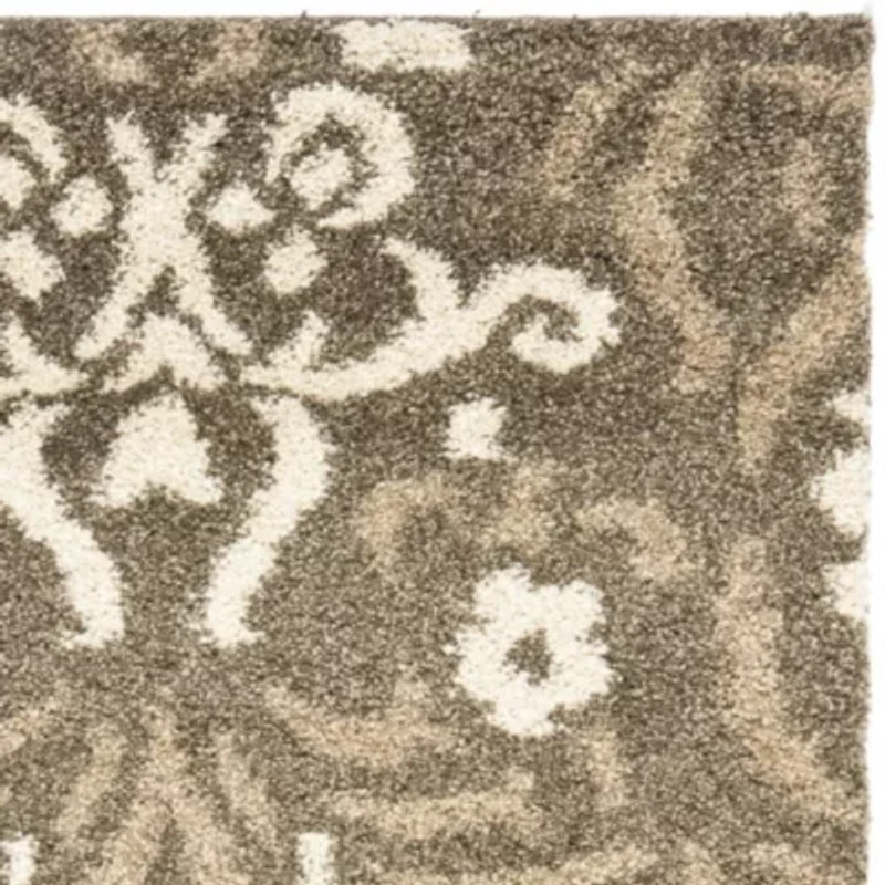 Safavieh Shag Collection Tristen Floral Runner Rug