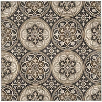 Safavieh Lyndhurst Collection Evette Floral SquareArea Rug