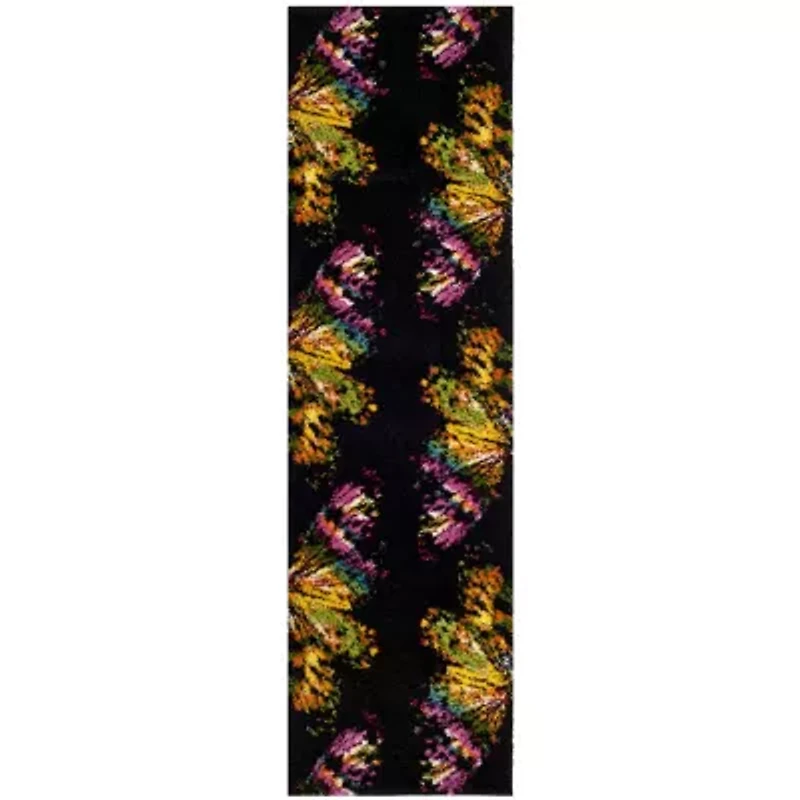 Safavieh Phyliss Abstract Shag Rectangular Runner