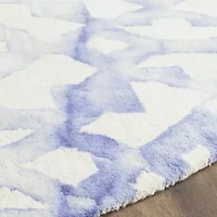 Safavieh Dip Dye Collection Joakim Geometric Round Area Rug