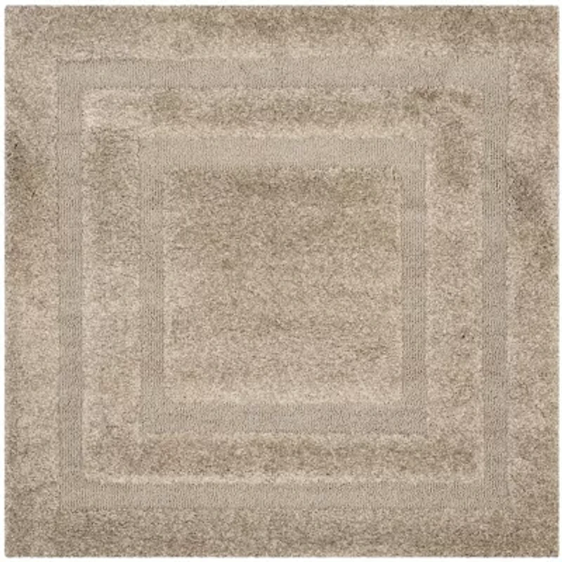 Safavieh Shag Collection Smith Solid Square Area Rug