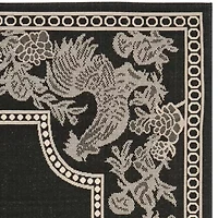 Safavieh Courtyard Collection Kestrel Oriental Indoor/Outdoor Runner Rug