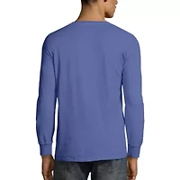 Hanes Men's ComfortWash Garment-Dyed Long Sleeve Tee with Pocket