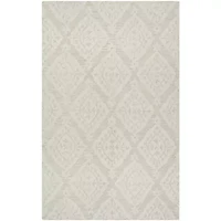 Safavieh Micro-Loop Collection Tracery Damask Square Area Rug