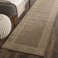 Safavieh Courtyard Collection Oakley Oriental Indoor/Outdoor Runner Rug