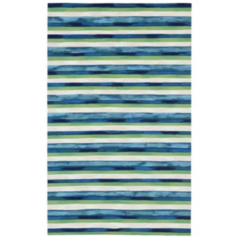 Liora Manne Visions II Painted Stripes Indoor/Outdoor Area Rug