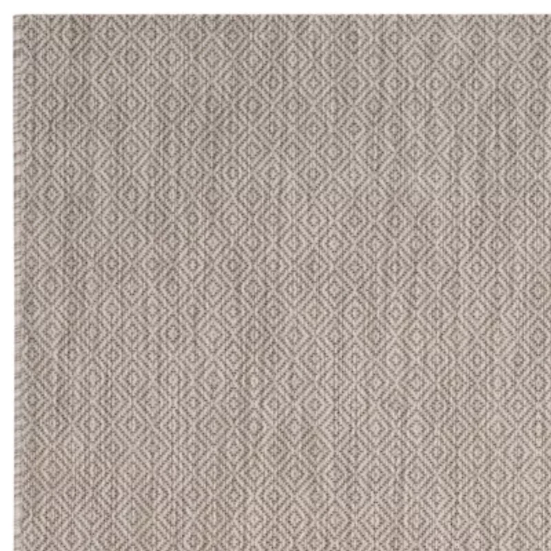 Safavieh Courtyard Collection Monroe Stripe Indoor/Outdoor Round Area Rug