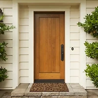 Achim Red Leaves Coir 18"X30" Doormat