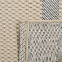 Safavieh Courtyard Collection Cori Plaid Indoor/Outdoor Round Area Rug