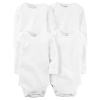 Carter's Baby Unisex Crew Neck Long Sleeve 4-pc. Bodysuit