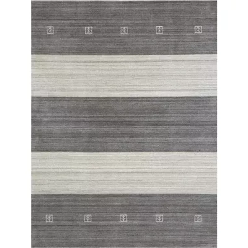 Amer Rugs Blend AF Hand-Woven Wool and Viscose Rug