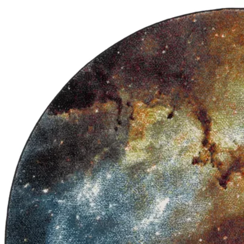 Safavieh Galaxy Collection Kimbra Geometric Round Area Rug