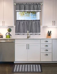 Achim Buffalo Check Anti-Fatigue 18"X30" Kitchen Mat