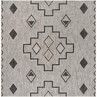 Safavieh Courtyard Collection Ambrose Geometric Indoor/Outdoor Square Area Rug