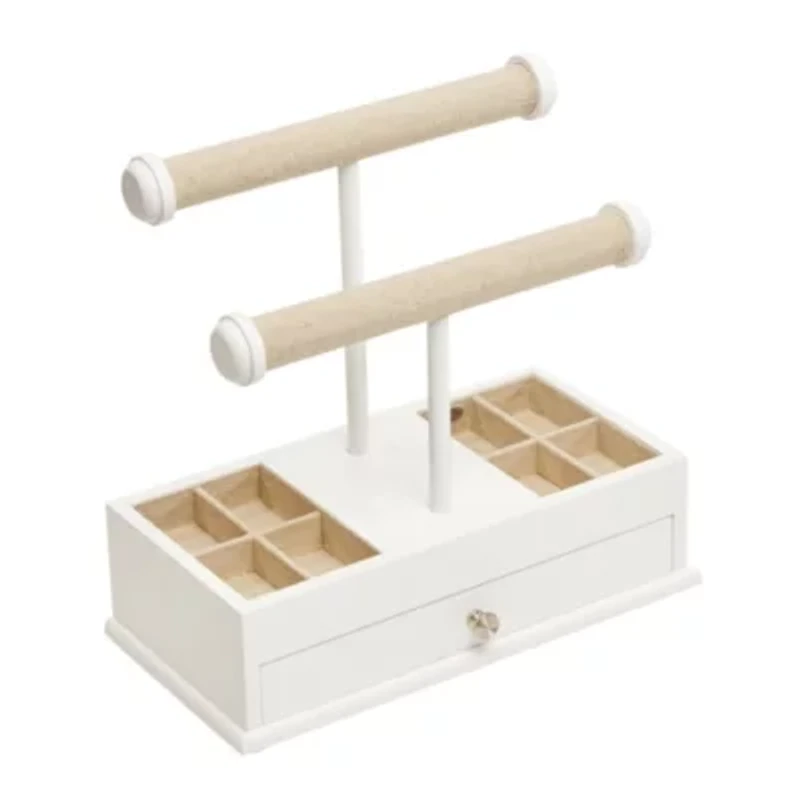 Mele and Co Ivy White Jewelry Organizer