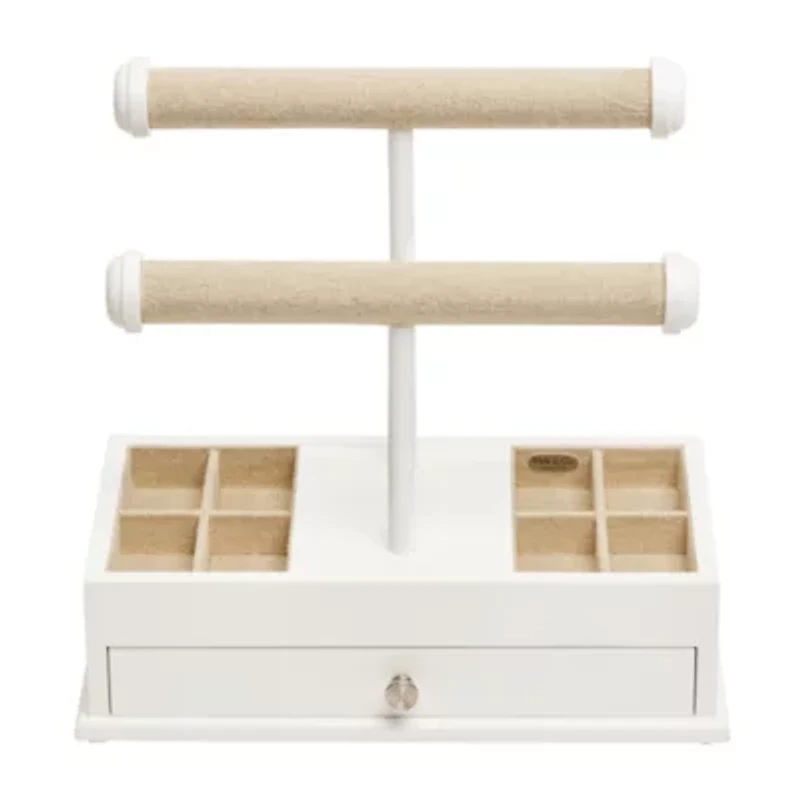 Mele and Co Ivy White Jewelry Organizer