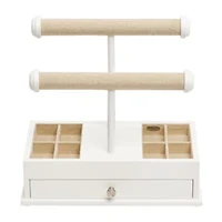Mele and Co Ivy White Jewelry Organizer