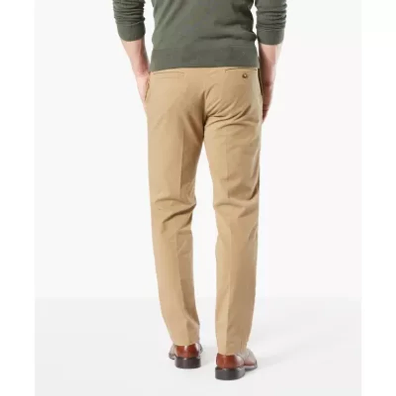 Dockers Workday Khaki With Smart 360 Flex Mens Straight Fit Flat Front Pant