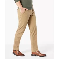 Dockers Workday Khaki With Smart 360 Flex Mens Straight Fit Flat Front Pant