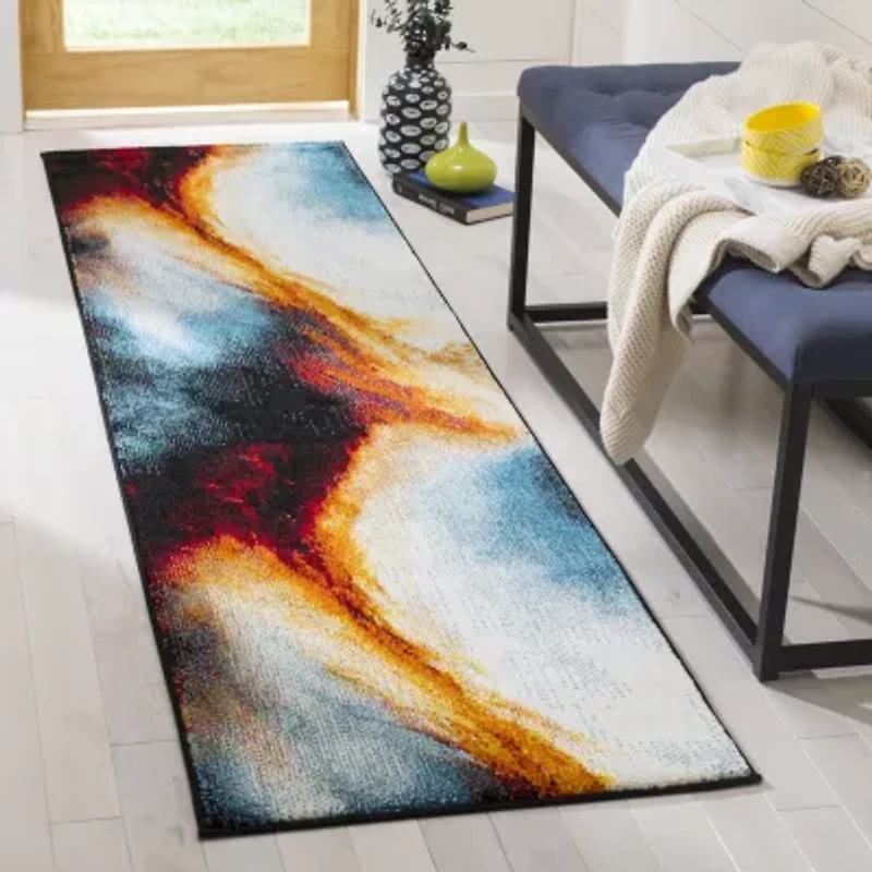 Safavieh Galaxy Collection Jayden Geometric Runner Rug