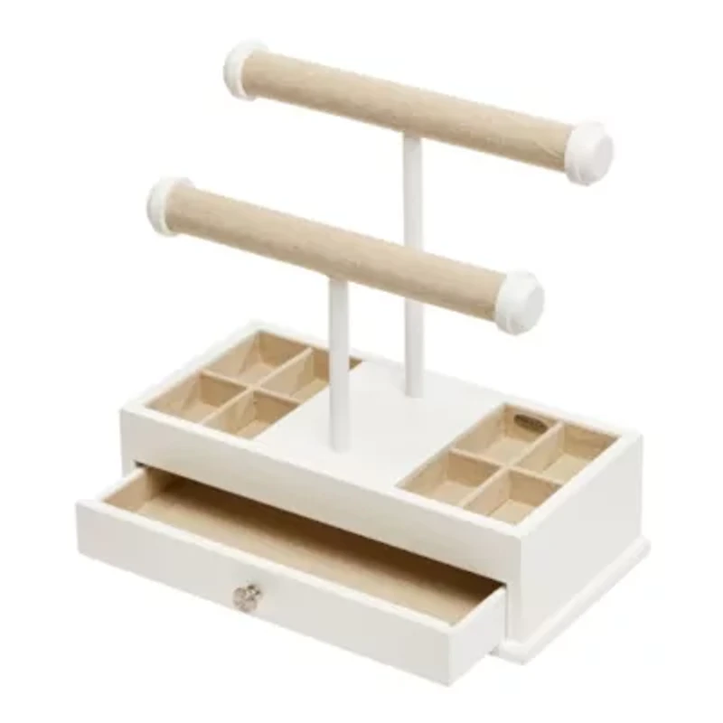 Mele and Co Ivy White Jewelry Organizer