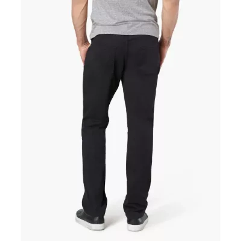 Dockers Jean Cut Khaki All Seasons Tech Mens Comfort Waistband Straight Fit Flat Front Pant