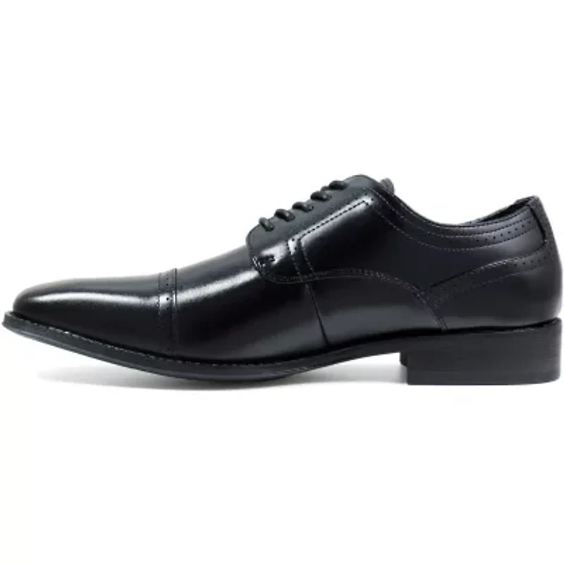 Stacy Adams® Waltham Mens Leather Cap Toe Lace Oxford Dress Shoes
