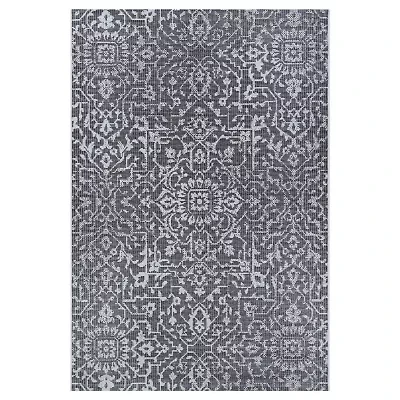 Couristan Monte Carlo Palmette Indoor Outdoor Rectangular Accent Rug