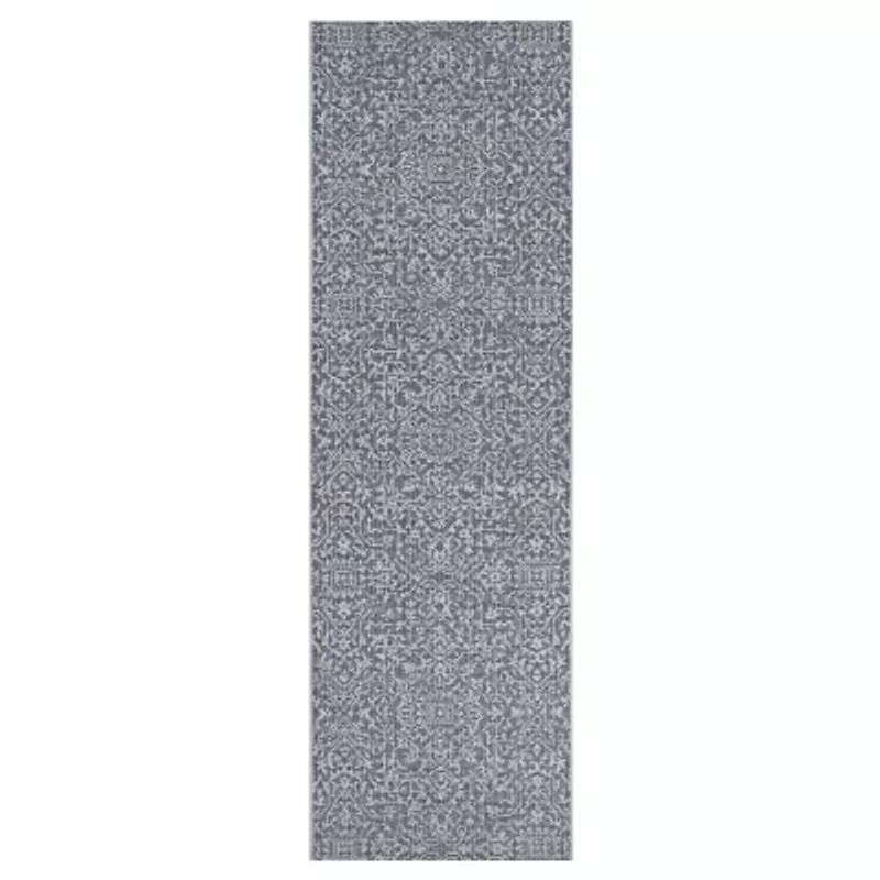 Couristan Monte Carlo Palmette Indoor Outdoor Rectangular Accent Rug