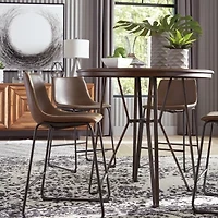 Signature Design by Ashley® Collins 2-pc. Counter Height Upholstered Bar Stool