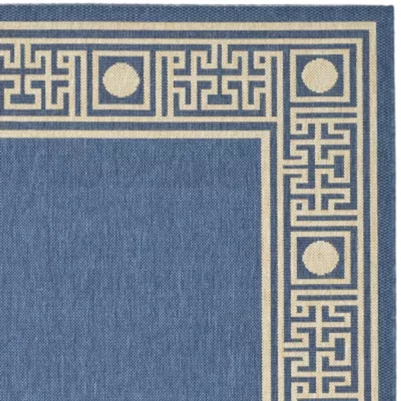 Safavieh Courtyard Collection Cherette Oriental Indoor/Outdoor Runner Rug