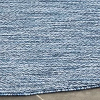 Safavieh Courtyard Collection Monroe Stripe Indoor/Outdoor Round Area Rug