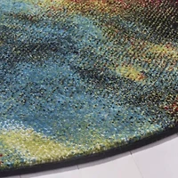 Safavieh Galaxy Collection Zoe Geometric Round Area Rug