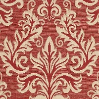 Safavieh Courtyard Collection Domhnall Floral Indoor/Outdoor Square Area Rug