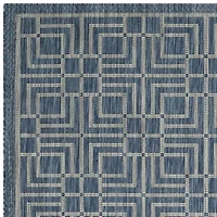 Safavieh Courtyard Collection Adelaide Geometric Indoor/Outdoor Area Rug
