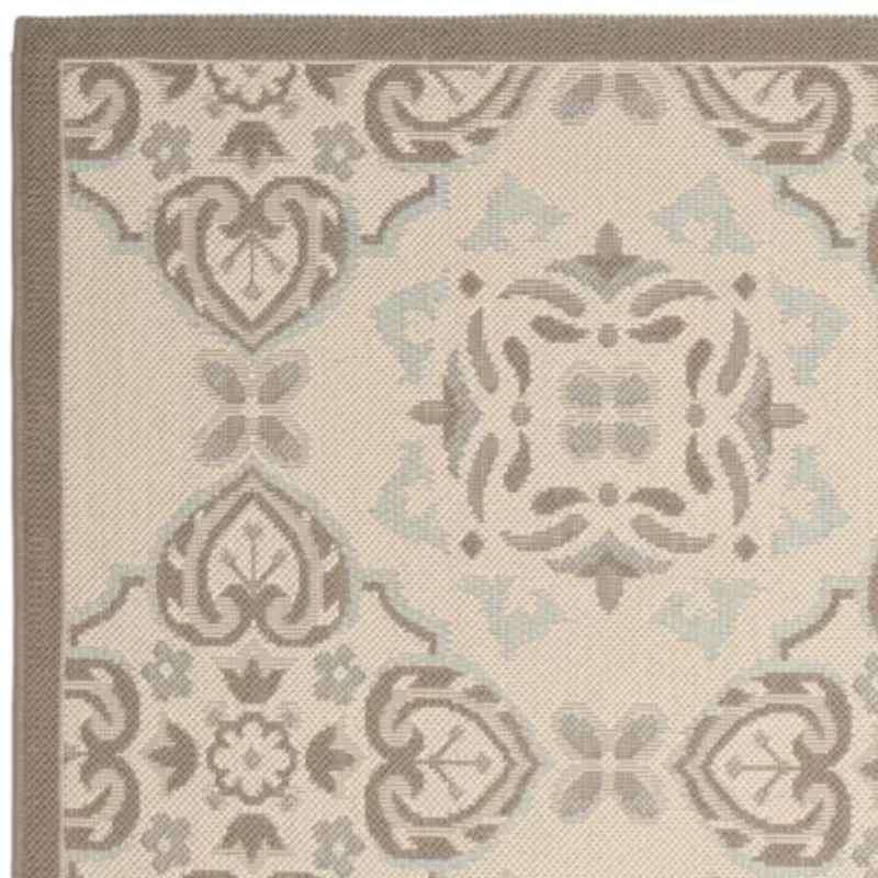 Safavieh Courtyard Collection Jesper Floral Indoor/Outdoor Area Rug