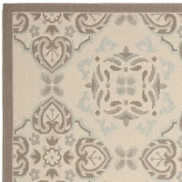 Safavieh Courtyard Collection Jesper Floral Indoor/Outdoor Area Rug