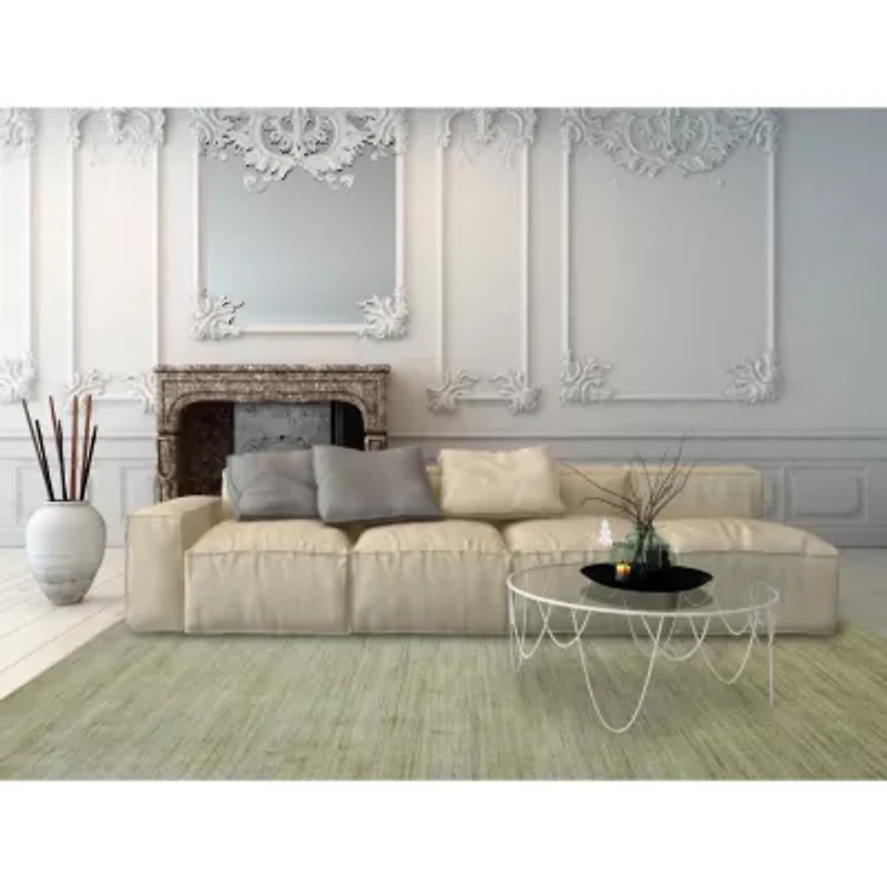 Amer Rugs Raffia AA Hand-Woven Wool and Viscose Rug