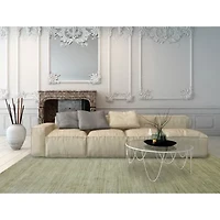 Amer Rugs Raffia AA Hand-Woven Wool and Viscose Rug