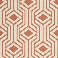 Safavieh Courtyard Collection Dorothy Geometric Indoor/Outdoor Runner Rug