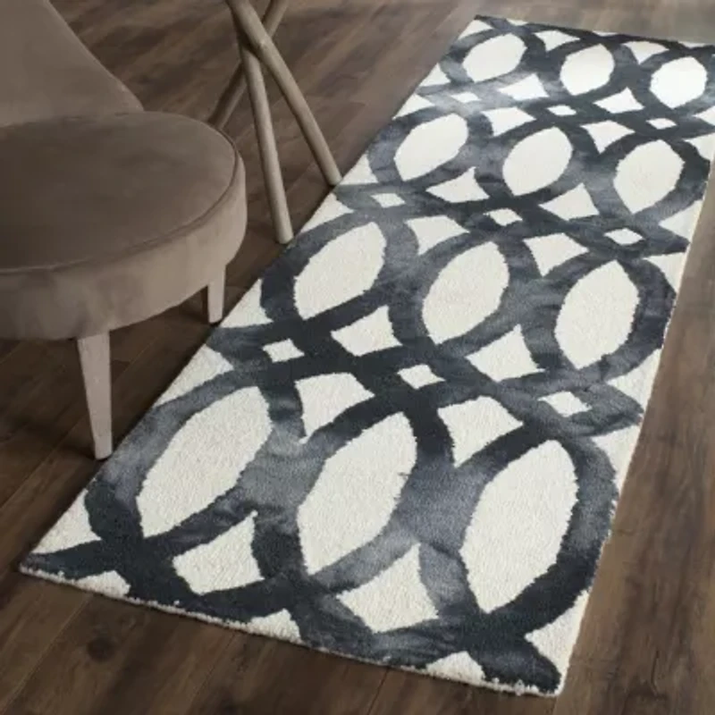 Safavieh Dip Dye Collection Maralyn Geometric Runner Rug