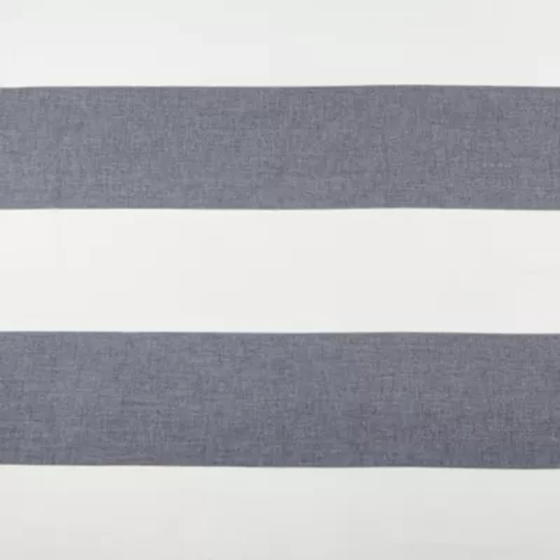 JCPenney Home Metallic Stripe Grommet Top Sheer Single Curtain Panel